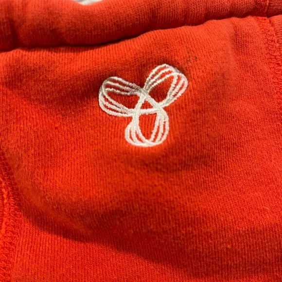 Aritzia TNA Y2K Orange Full-Zip Hoodie Size S - Picture 4 of 9